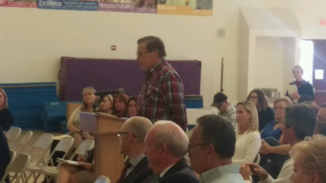 Alpine speaks up the Board of Education regarding GUHSD redistricting