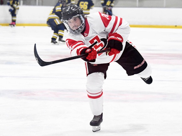 Alpine skater enjoying SDSU hockey