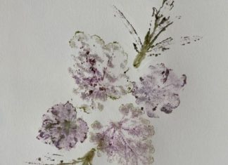 Capture the beauty of your garden with flower art